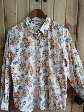 Orvis Floral Cotton Shirt - 16
